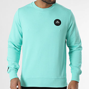 Helvetica - Borgia Sudadera de cuello redondo azul turquesa