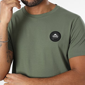 Helvetica - Camiseta Ajaccio verde caqui