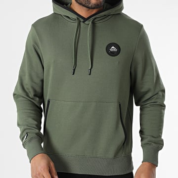 Helvetica - Felpa con cappuccio Borgia Verde Khaki