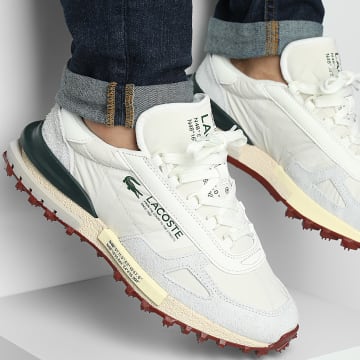Lacoste - Baskets Elite Active 125 Off White Dark Green