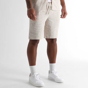LBO - Short Texturé 1849 Beige