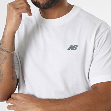 New Balance - Camiseta MT41580 Blanca