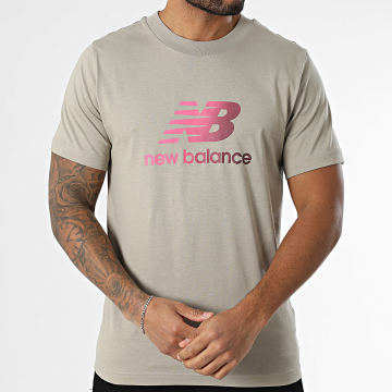New Balance - Camiseta MT21503 Beige