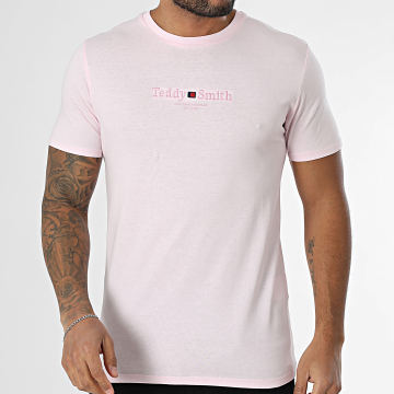 Teddy Smith - Camiseta Jim 11017024D Rosa Claro