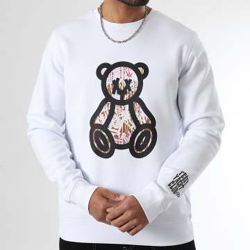 Teddy Yacht Club - Art Series Travis Sudadera cuello redondo Blanco