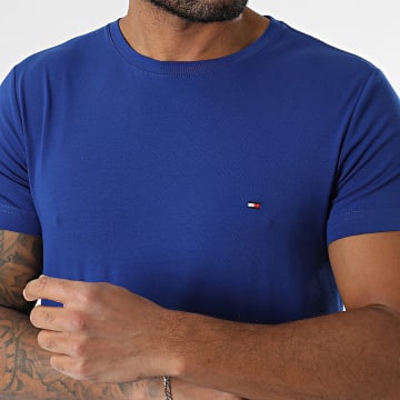 Tommy Hilfiger - Tee Shirt Slim Stretch 0800 Bleu Roi