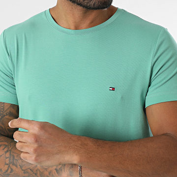 Tommy Hilfiger - Tee Shirt Slim Stretch 0800 Vert
