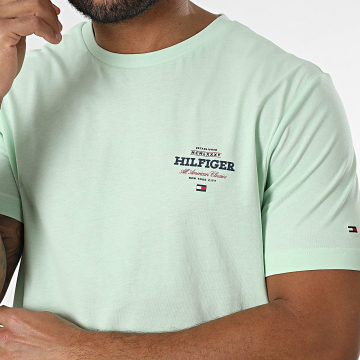 Tommy Hilfiger - Tee Shirt Monotype All American 8644 Vert Clair