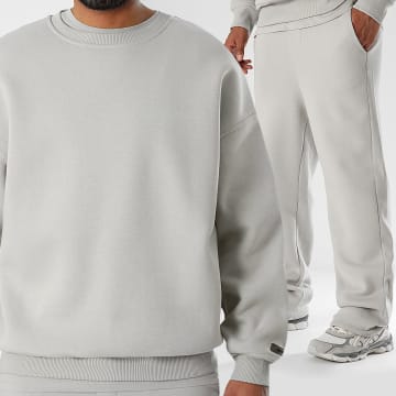 Final Club - Ensemble Sweat Crewneck Et Pantalon Jogging 1280 Gris