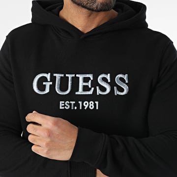 Guess - Sweat Capuche M5GQ36-KCN01 Noir
