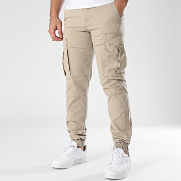 Jack And Jones - Pantaloni cargo beige