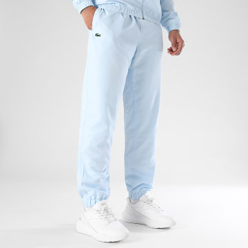Lacoste - Pantalon Jogging Logo Crocodile Bleu Clair