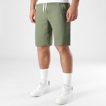 LBO - Short Chino Lin 1856 Vert Kaki