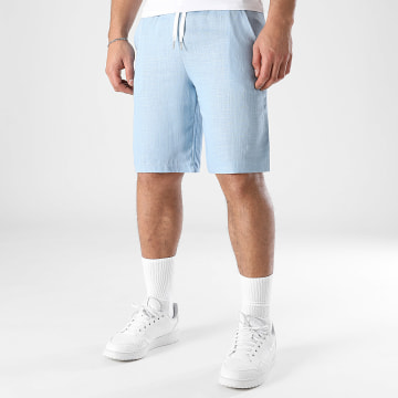 LBO - Short Chino Lin 1859 Bleu Clair