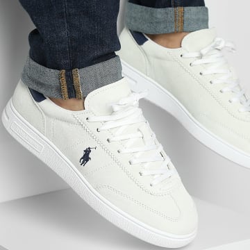 Polo Ralph Lauren - Bedford Cream Navy Sneakers