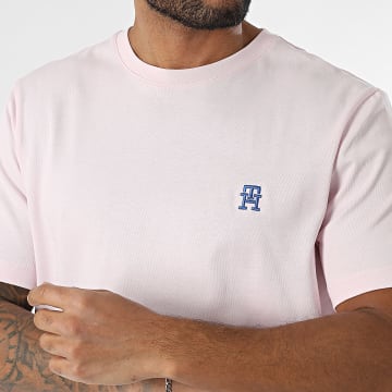 Tommy Hilfiger - Tee Shirt Monogramme 9256 Rose