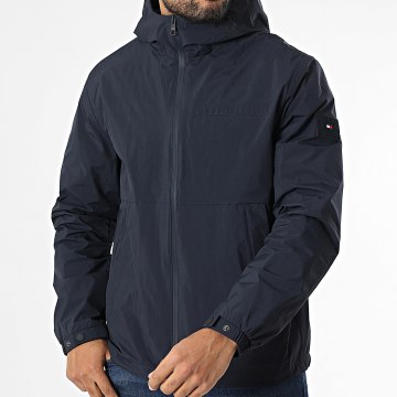 Tommy Hilfiger - Veste Zippée Capuche Branded 8905 Bleu Marine