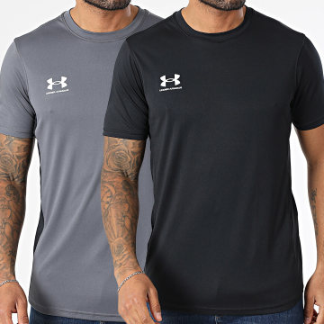 Under Armour - Lot De 2 Tee Shirts 1379589 Noir Gris Anthracite
