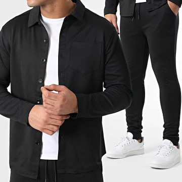 Zayne Paris  - Conjunto negro de camisa de manga larga y pantalón