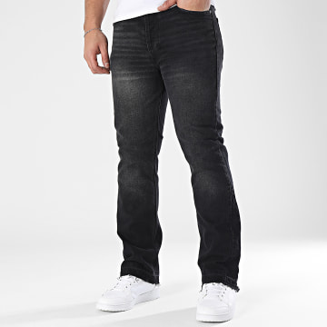 ADJ - Zwarte flare jeans