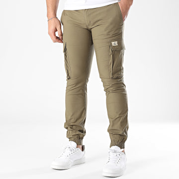 Calvin Klein - Pantalon Cargo 7614 Vert Kaki