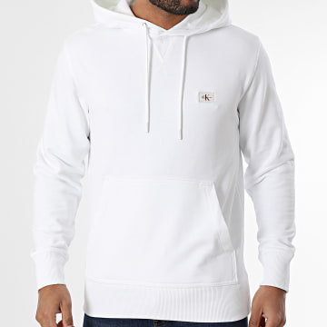 Calvin Klein - Sudadera con capucha 7113 Blanca