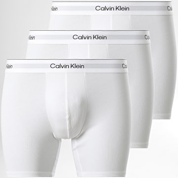 Calvin Klein - Lot De 3 Boxers Briefs LV00NB4394 Blanc