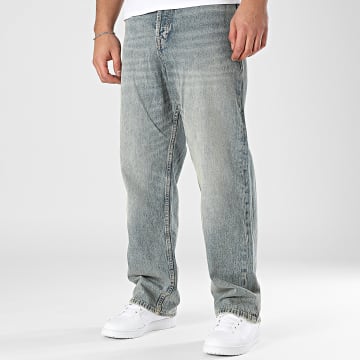 Jack And Jones - Ron Originele Baggy Blauwe Denim Jeans