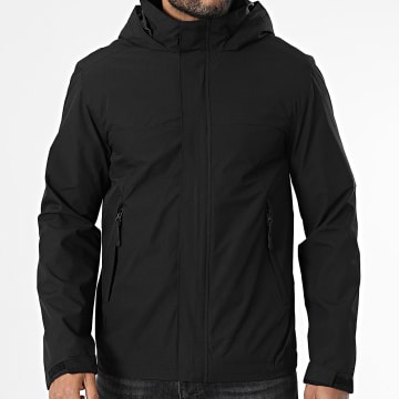 Kymaxx - Jacke mit Reißverschluss und Kapuze Schwarz