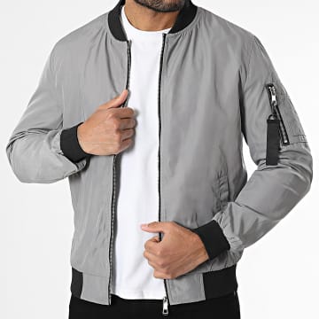 Kymaxx - Bomberjacke Grau