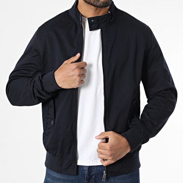Kymaxx - Giacca con zip blu navy