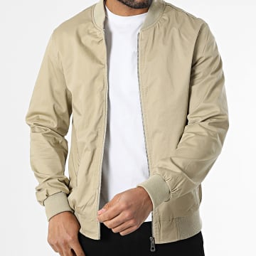 Kymaxx - Giacca con zip beige