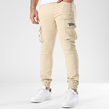 MTX - Pantaloni Cargo Jeans Slim beige