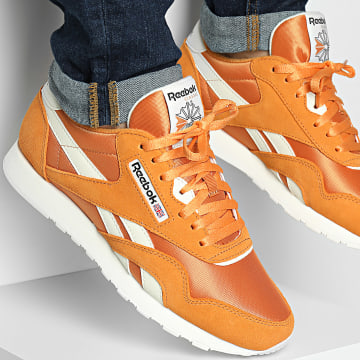 Reebok - Zapatillas clásicas de nailon 100221159 Naranja Beige