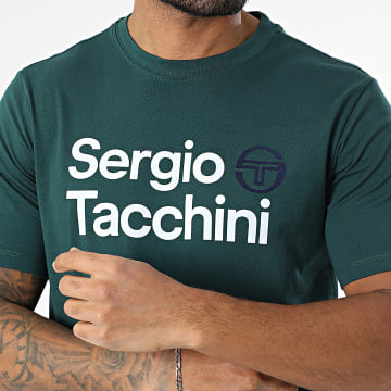 Sergio Tacchini - Tee Shirt Piena 41118 Vert Bouteille