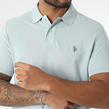 US Polo ASSN - Polo Manches Courtes US197001-000147 Bleu Clair