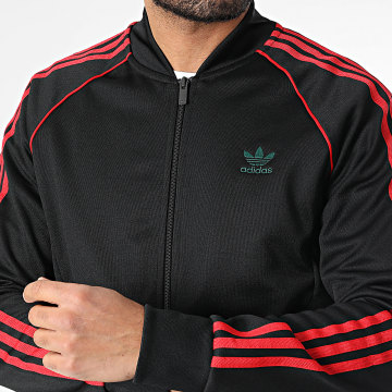 Adidas Originals - Veste Zippée A Bandes JP1223 Noir