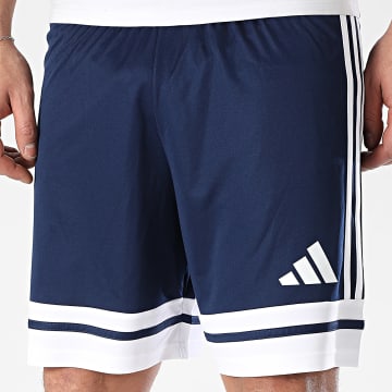 Adidas Sportswear - Short Jogging Squa 25 JH3410 Bleu Marine Blanc