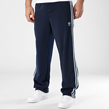 Adidas Originals - Pantalon Jogging A Bandes Firebird JP2540 Bleu Marine Bleu Clair