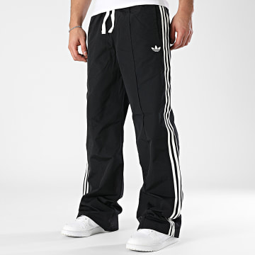 Adidas Originals - Pantalon Jogging A Bandes Baggy Fit Woven Q1 JM1785 Noir