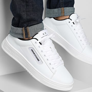 Armani Exchange - Baskets XUX203-XV805 Blanco óptico Negro