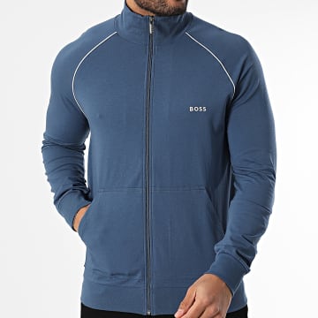 BOSS - Sweat Zippé Mix And Match 50515307 Bleu Foncé