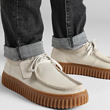 Clarks - Scarpe Torhill Lo Off White Combi