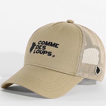 Comme Des Loups - Cas1 Gorra Trucker beige