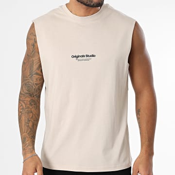 Jack And Jones - Camiseta sin mangas Vesterbro Beige