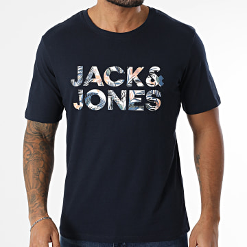 Jack And Jones - Camiseta Bryan Corp Navy Logo
