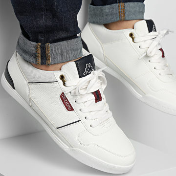 Kappa - Lenom 341E2CW Zapatillas Blanco Rojo