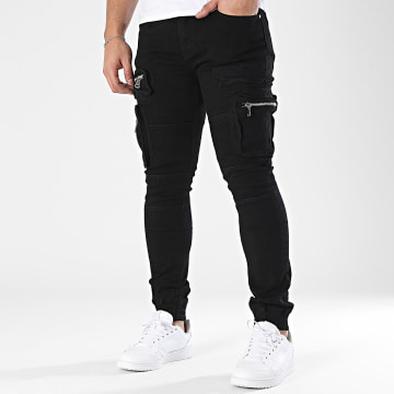 MTX - Zwarte Jean Cargo Broek
