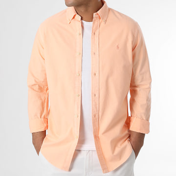 Polo Ralph Lauren - Chemise Manches Longues Original Player Orange