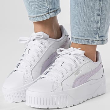 Puma - Baskets Femme Karmen II 398878 Puma White Lilac Frost
